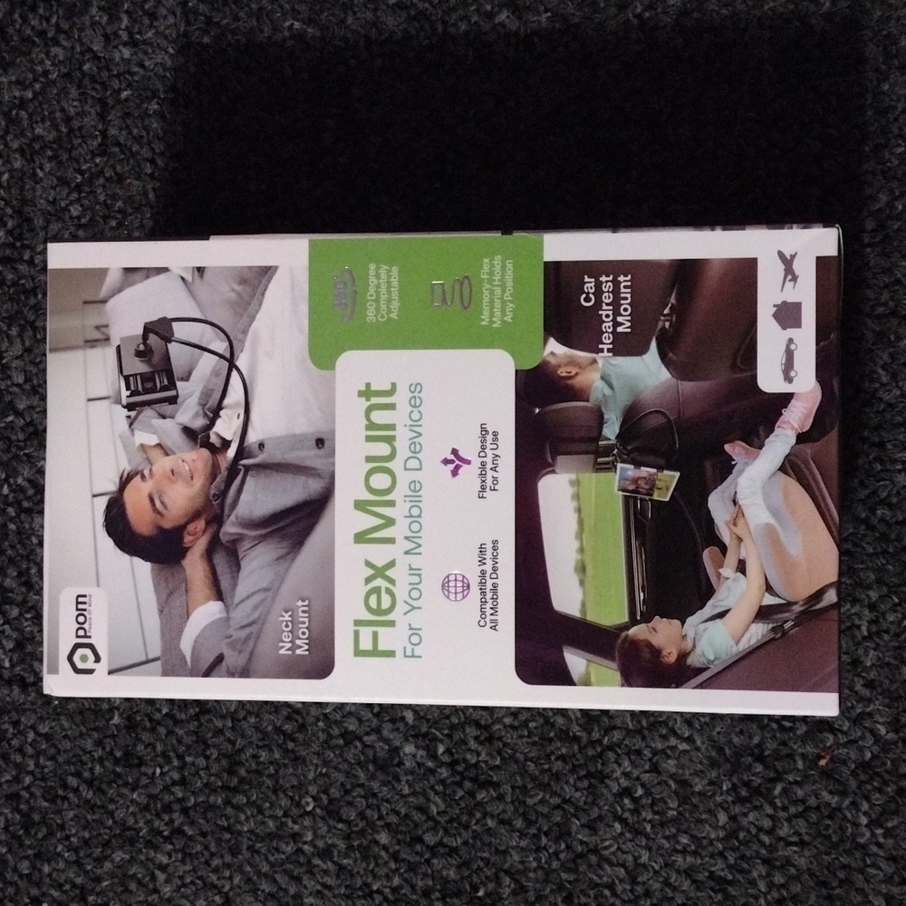 Pom Flex Mount for your Mobile Device Neck Mount Flexable for any use New in Box
